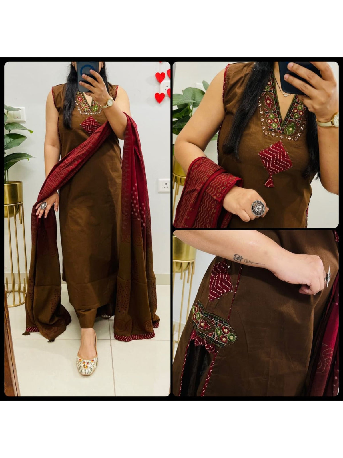 Dhabu Cotton Salwar Suit