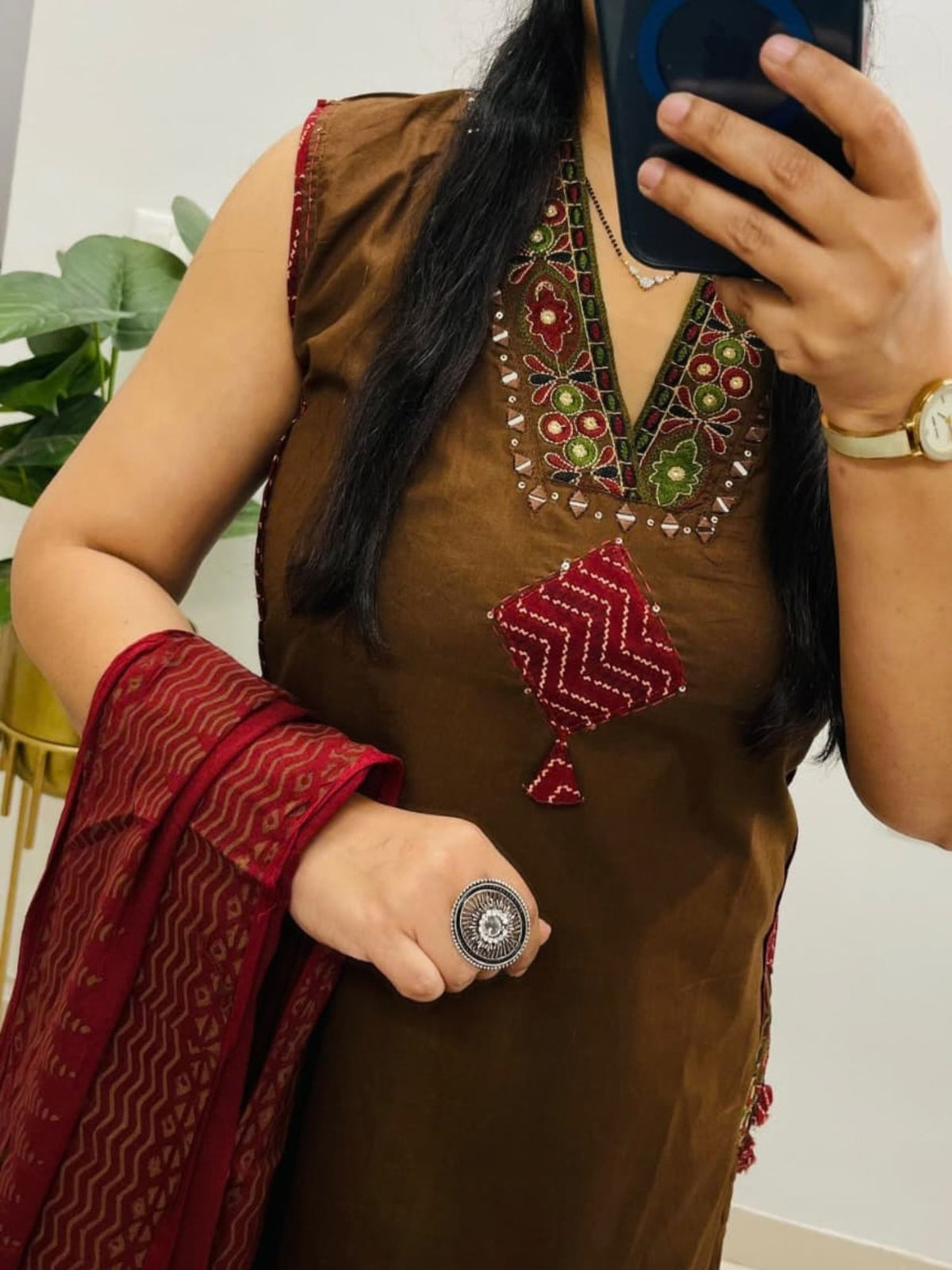 Dhabu Cotton Salwar Suit