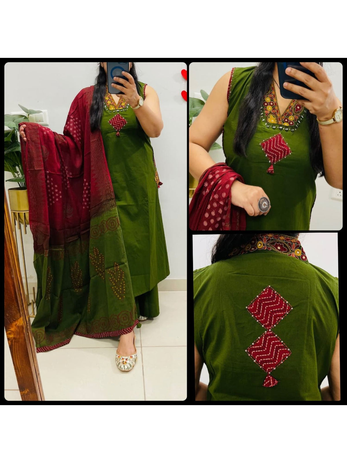 Dhabu Cotton Salwar Suit