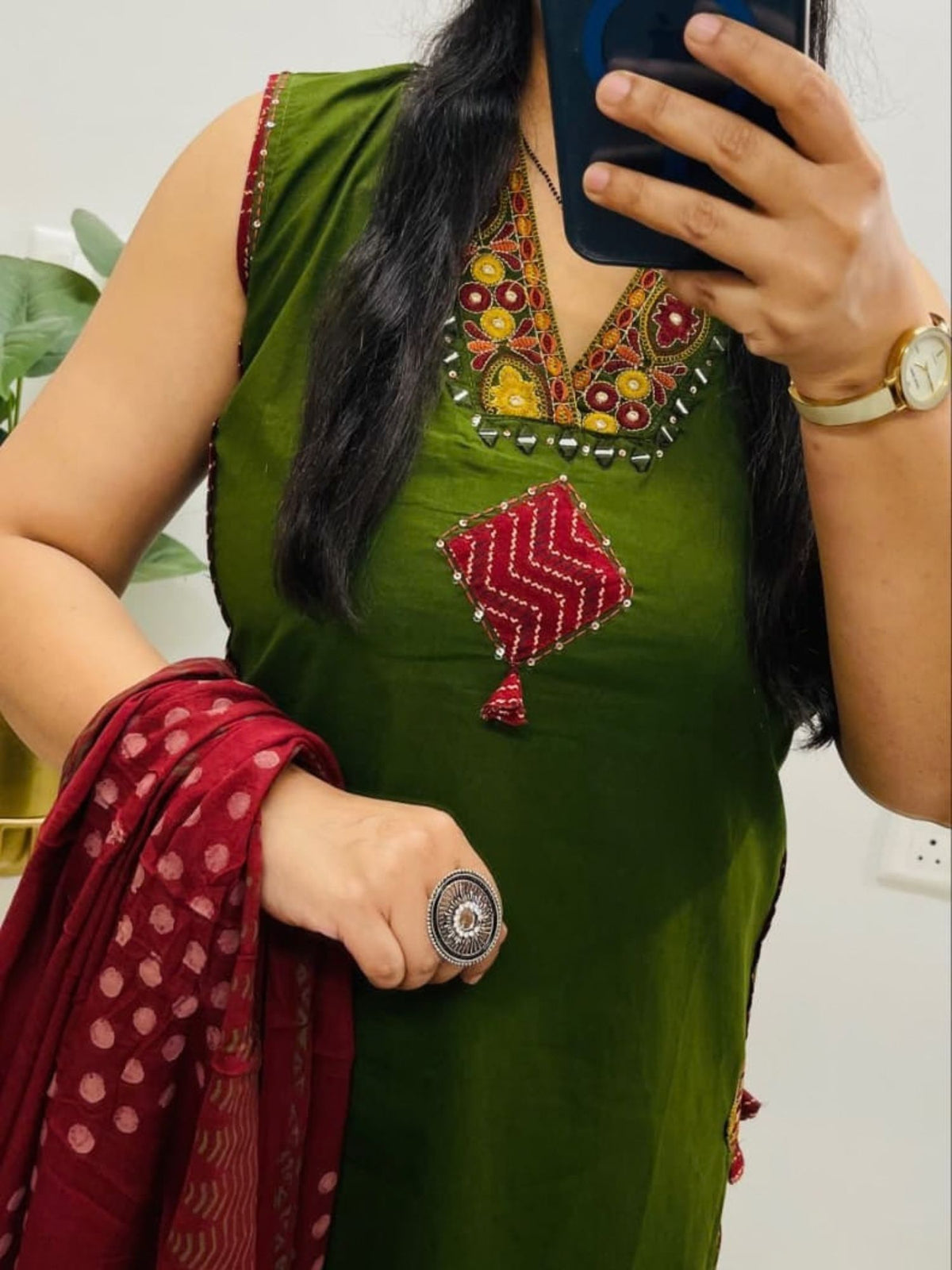 Dhabu Cotton Salwar Suit