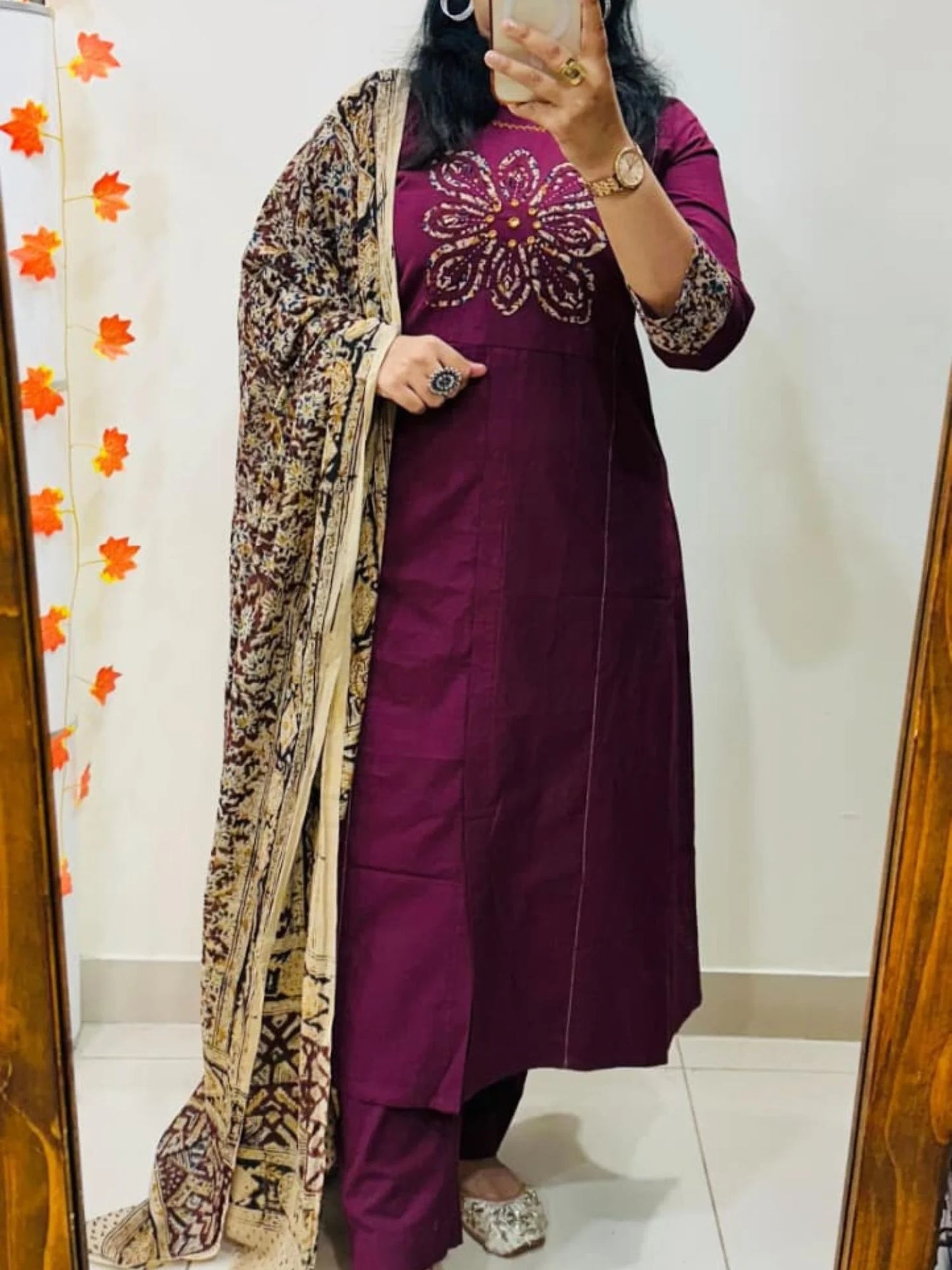 Kalamkari Cotton Suit