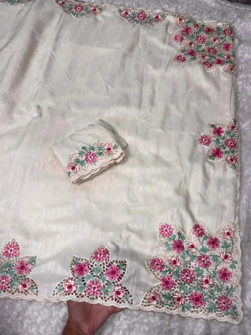 Tusser Cotton Saree