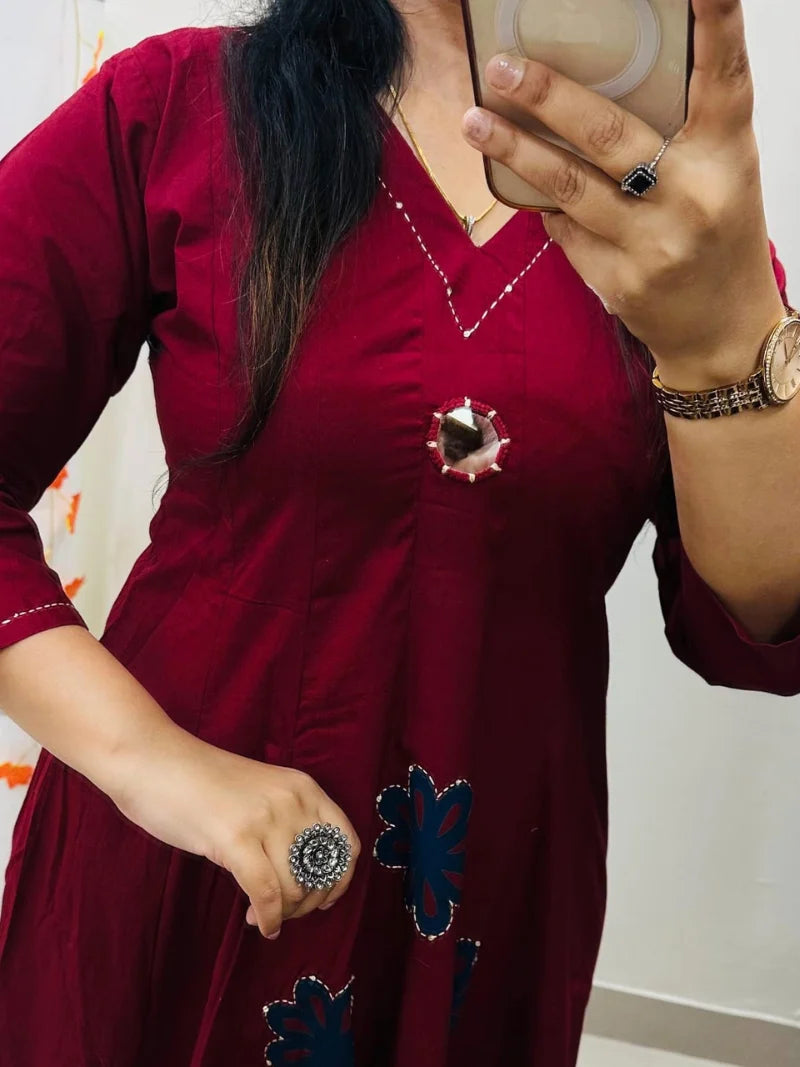 Designer Kurti Palazzo Set