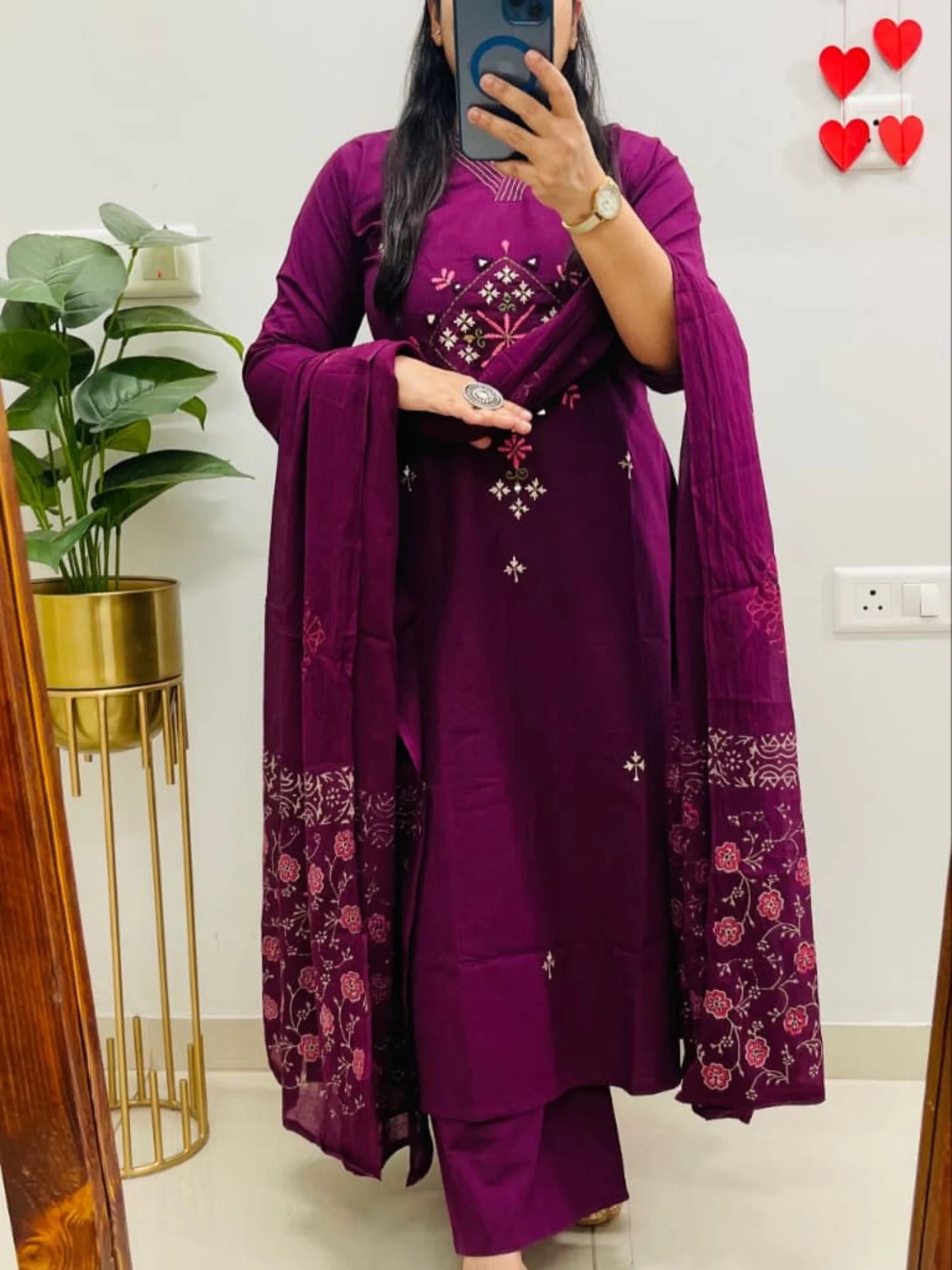 Dhabu Cotton Salwar suit