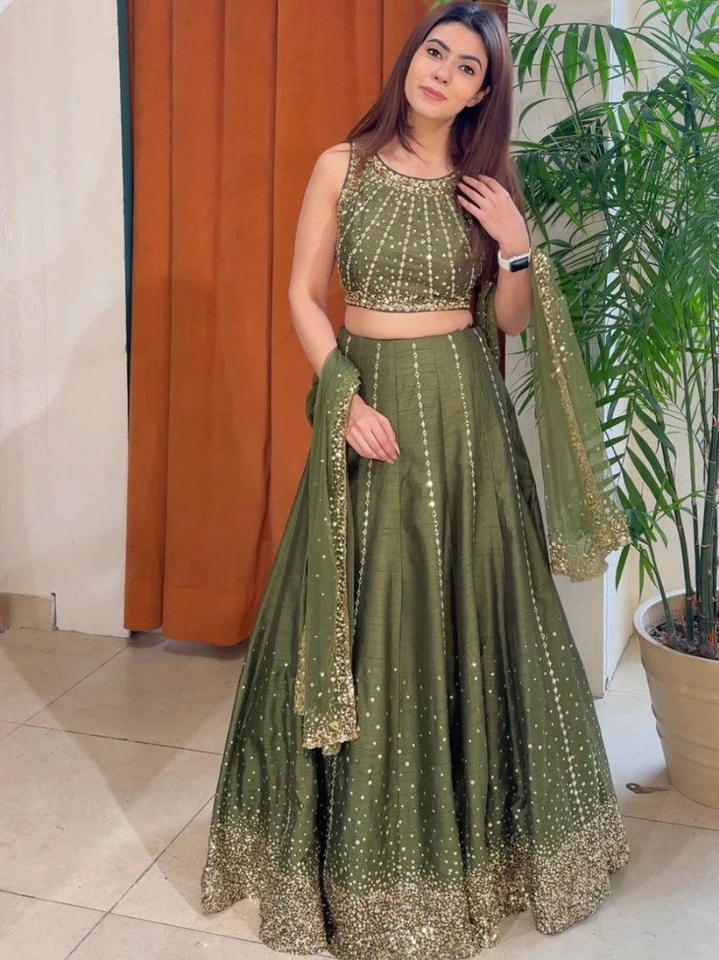 Heavy Thai Silk Lehenga