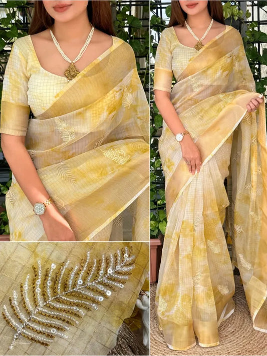 Organza Saree