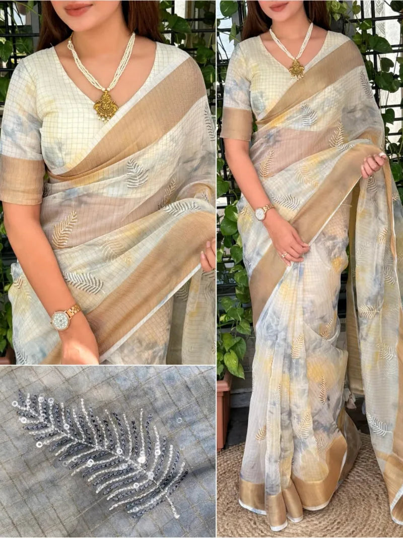 Organza Saree