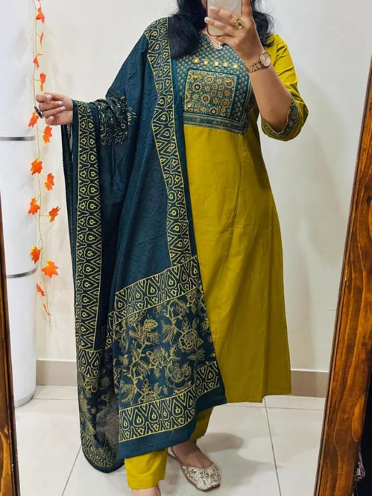 Premium Dhabu Cotton Salwar Suit