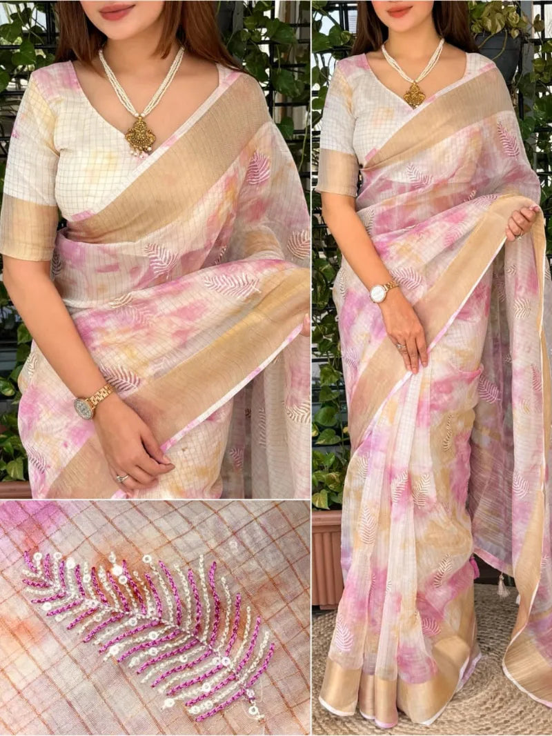 Organza Saree