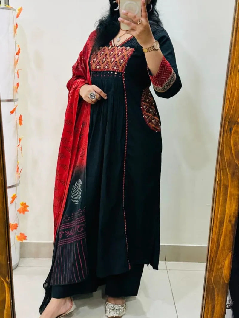 Premium Heavy Rich Pure Cotton Suit