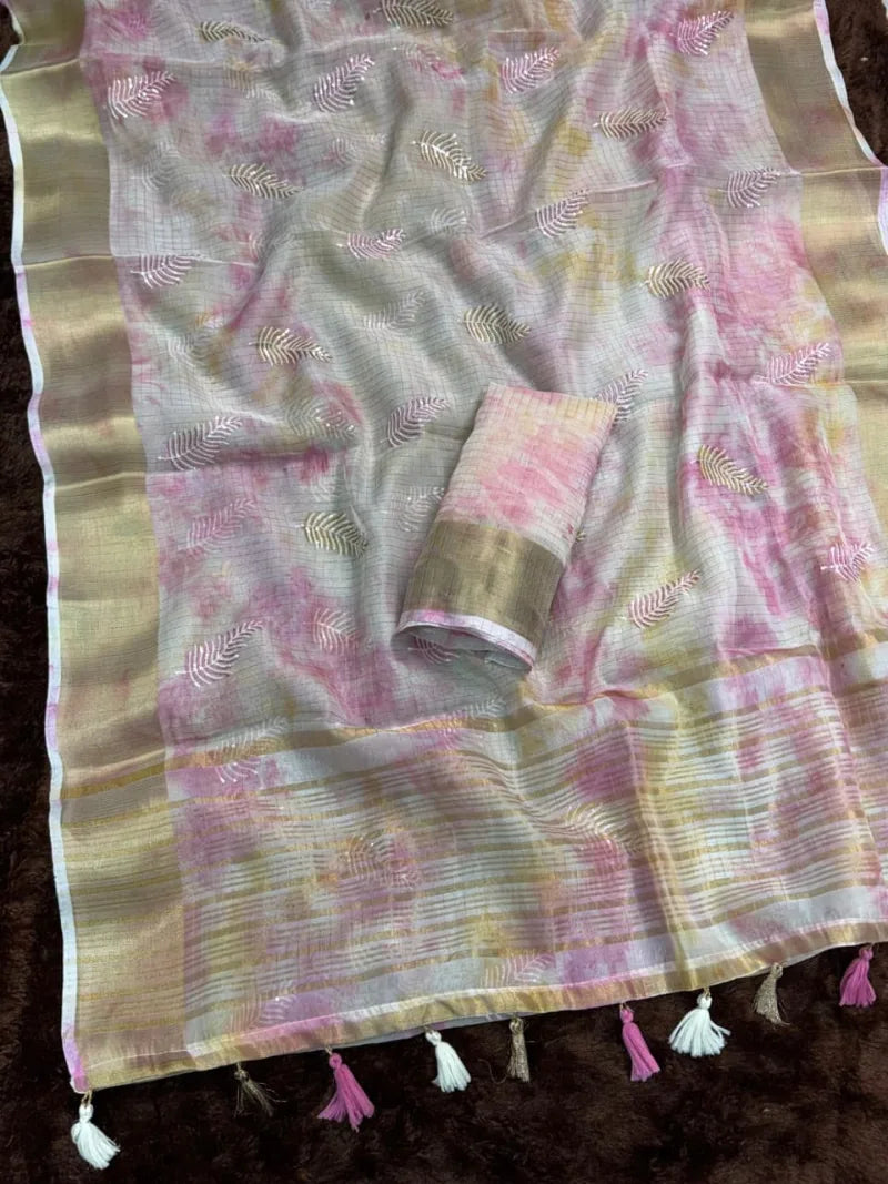 Organza Saree