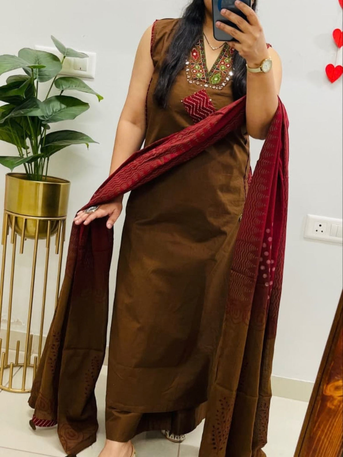Dhabu Cotton Salwar Suit