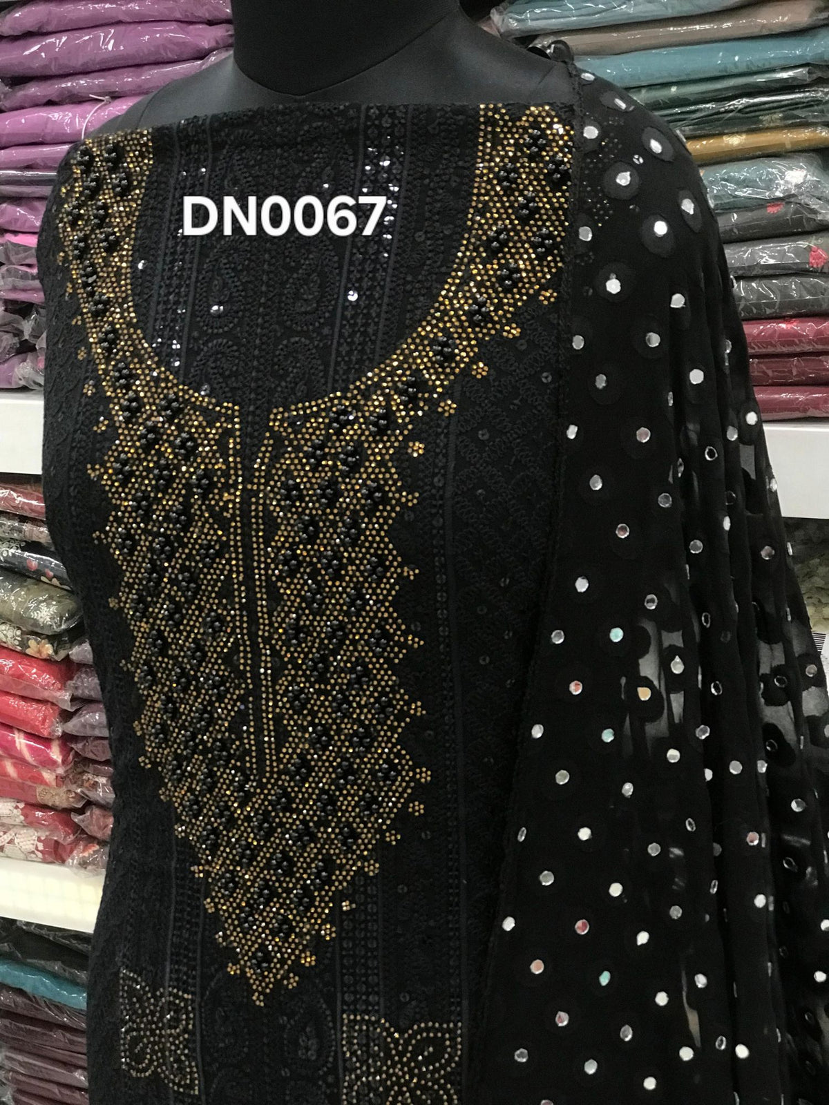 Georgette Chikankari Material
