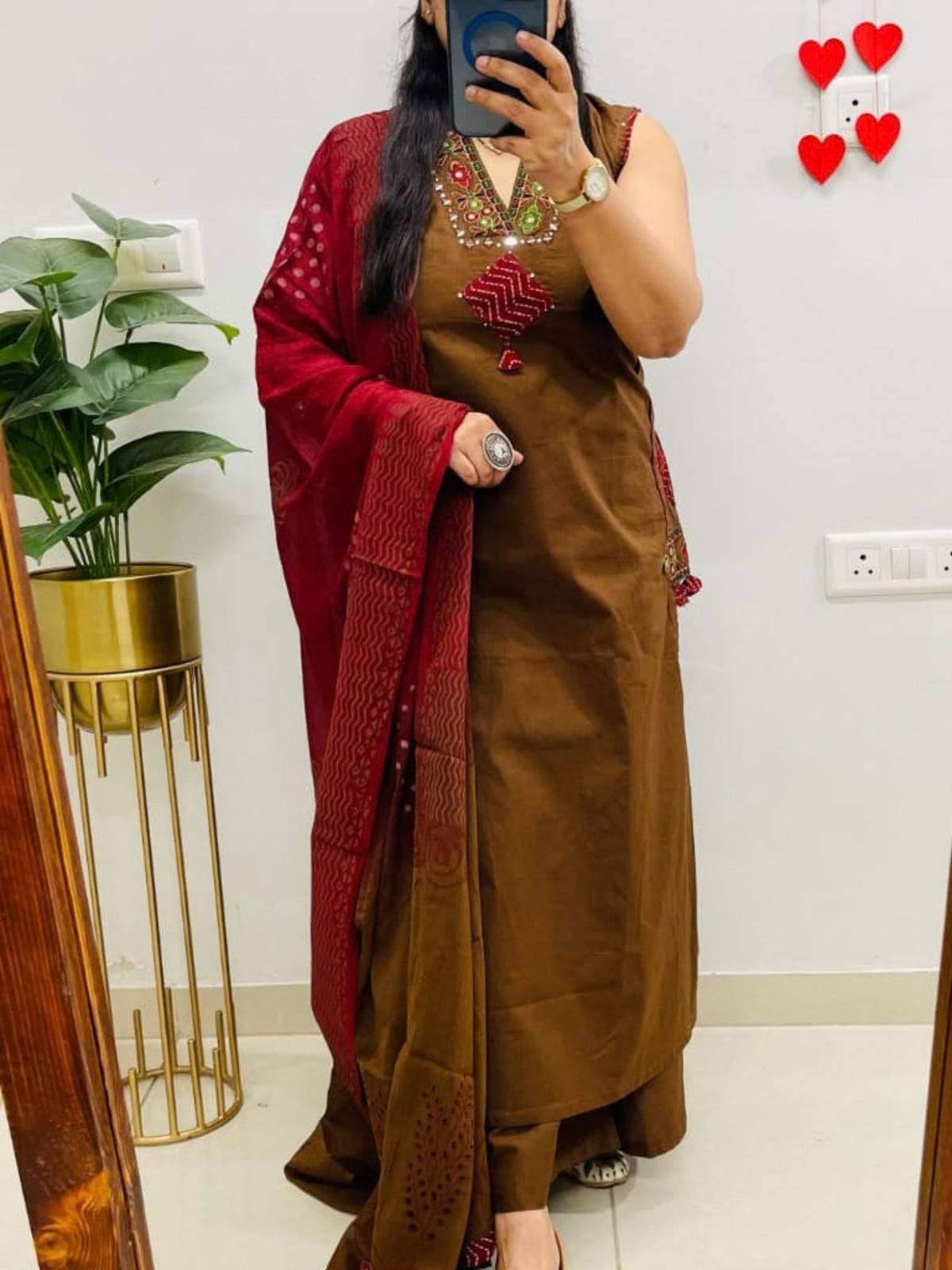 Dhabu Cotton Salwar Suit