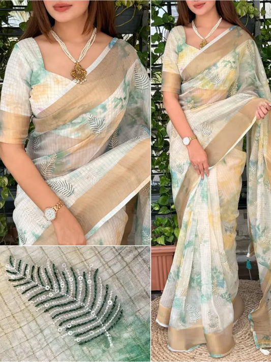 Organza Saree