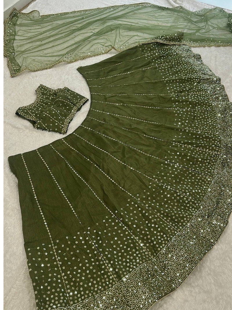 Heavy Thai Silk Lehenga