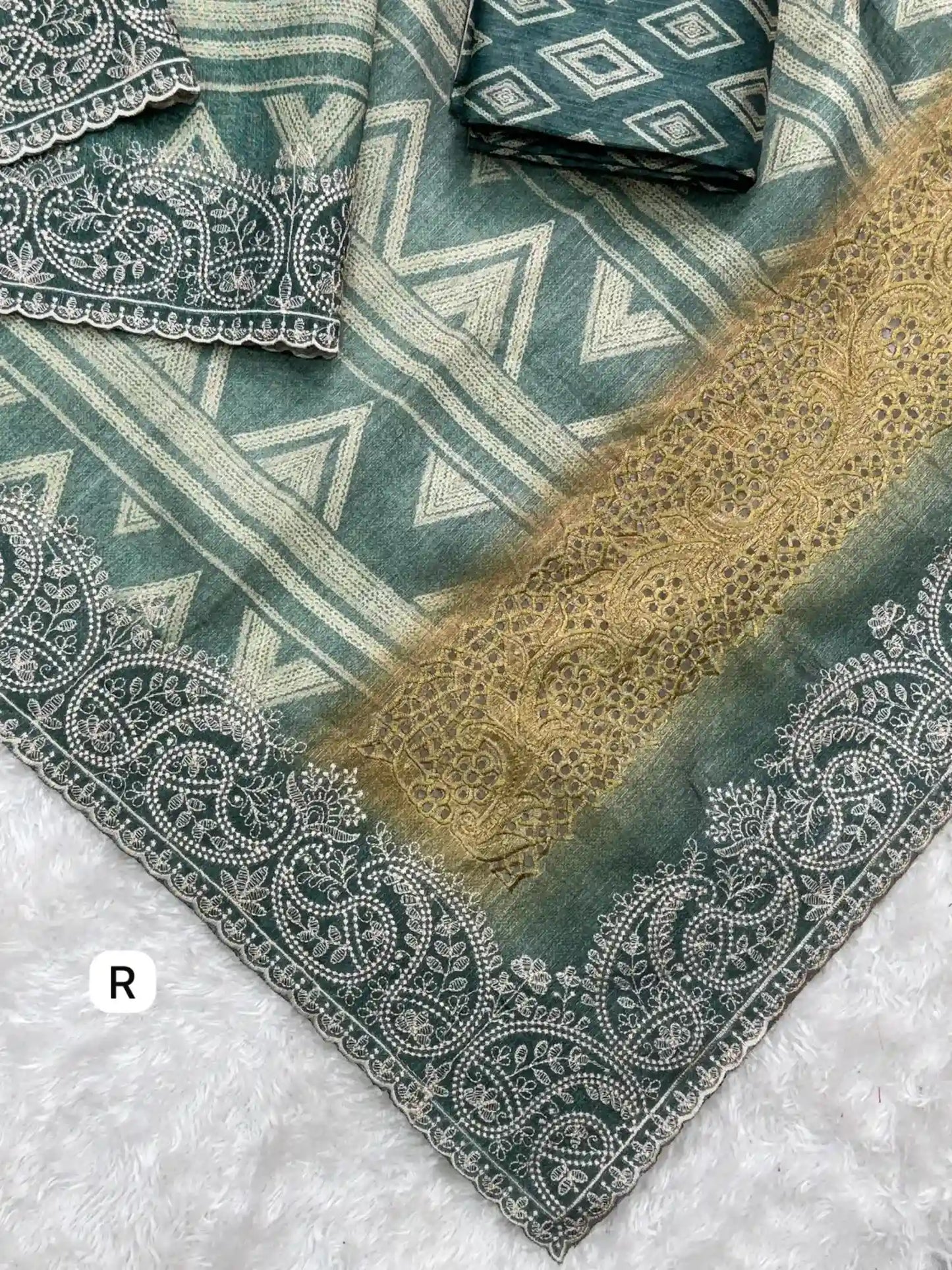 Madhuban Tusser Linen Cotton Sarees