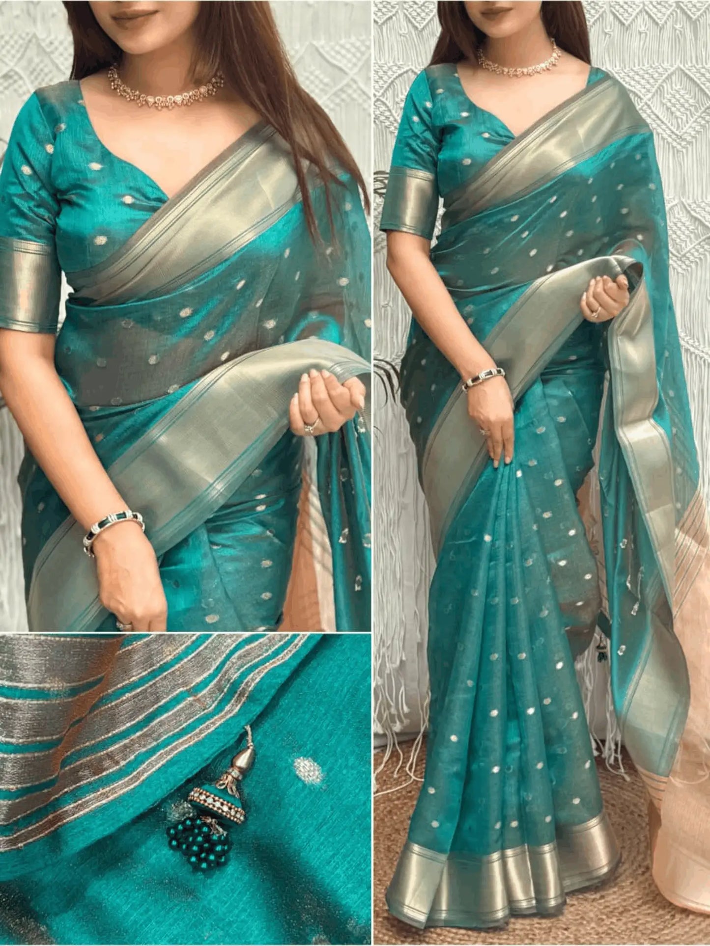 Surili Banarasi Organza Saree