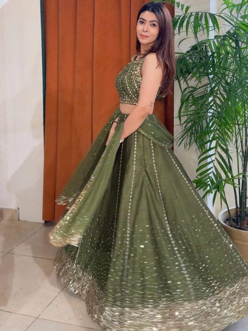 Heavy Thai Silk Lehenga