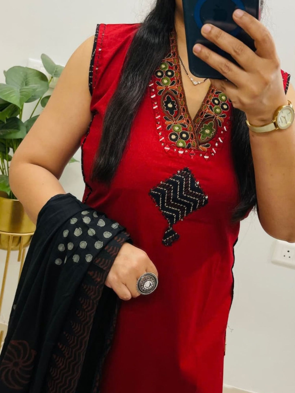 Dhabu Cotton Salwar Suit