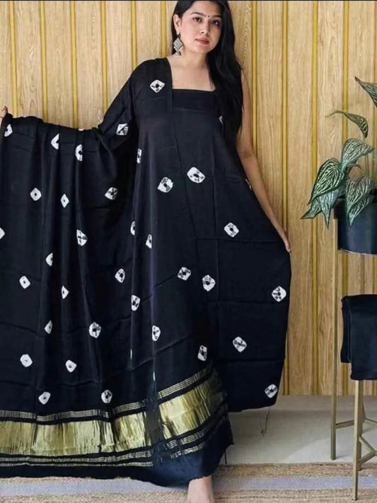 Chanderi Silk Unstiched Material
