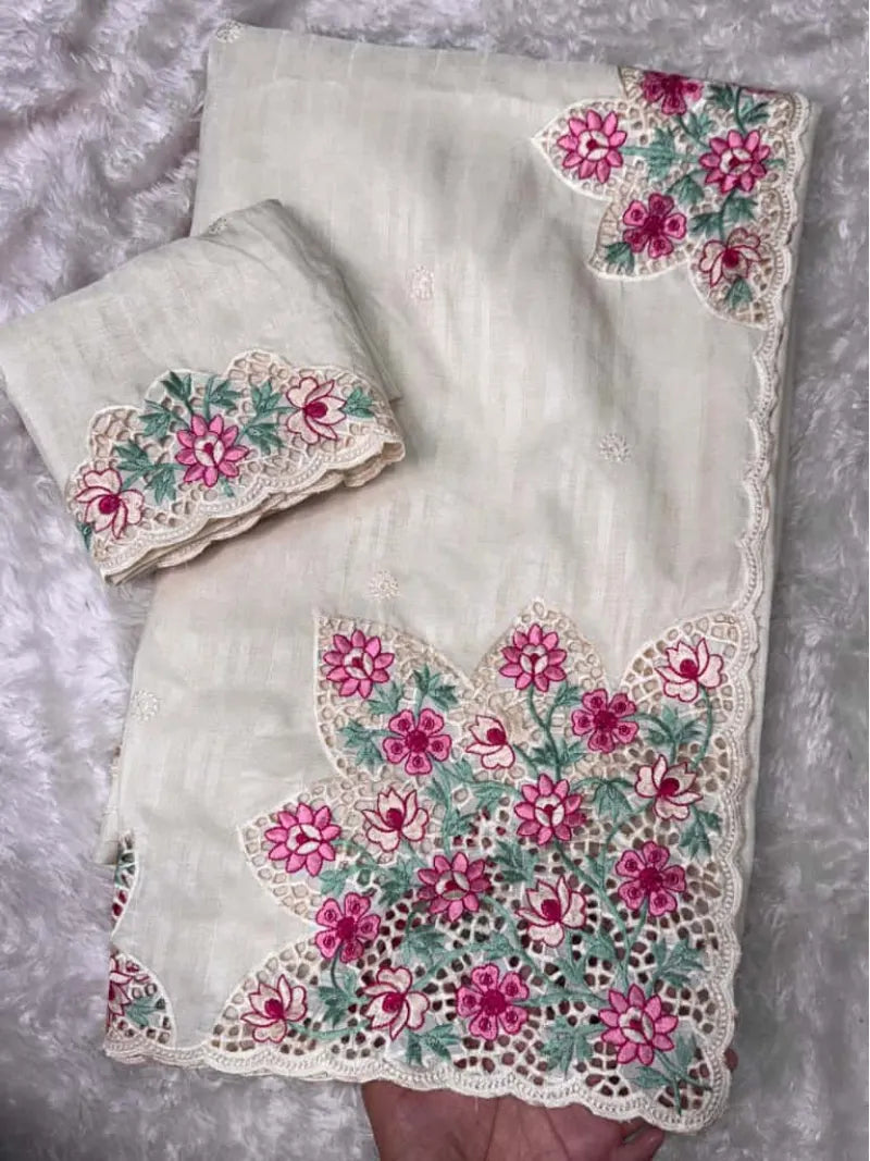 Tusser Cotton Saree