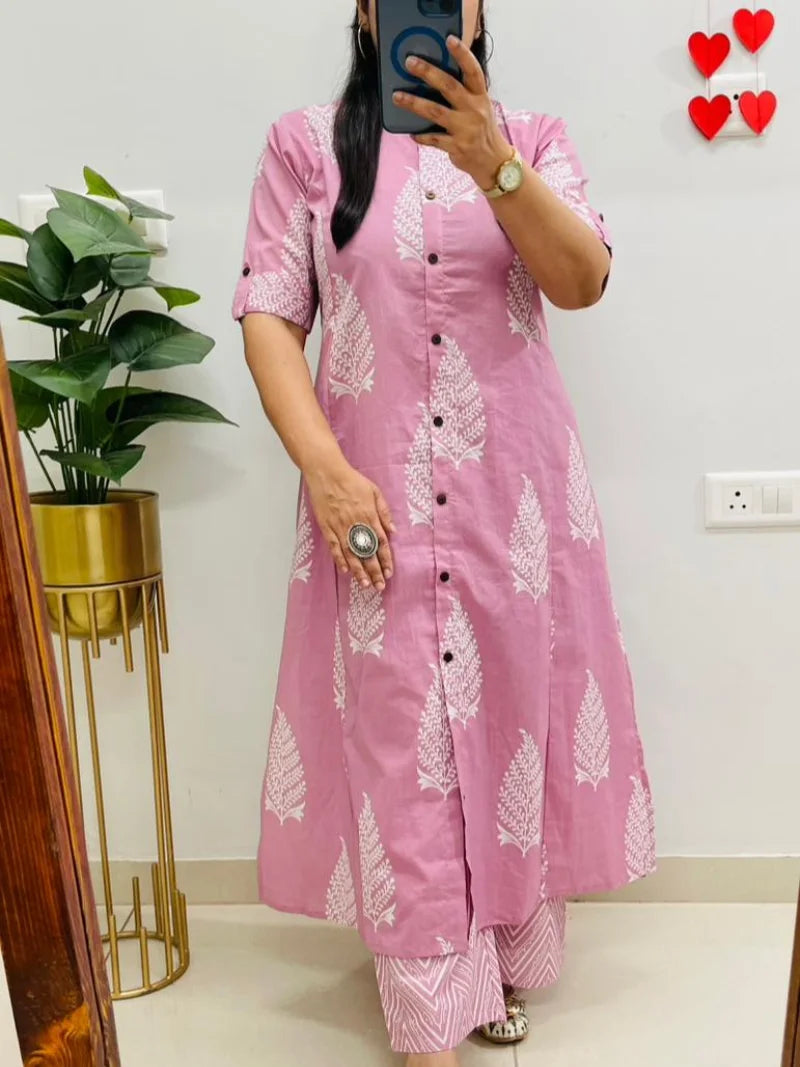 Jaipuri Print Cotton Co-ord Set