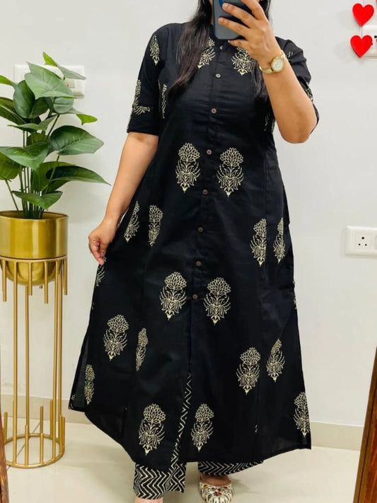 Jaipuri Floral Print Co-ord Set
