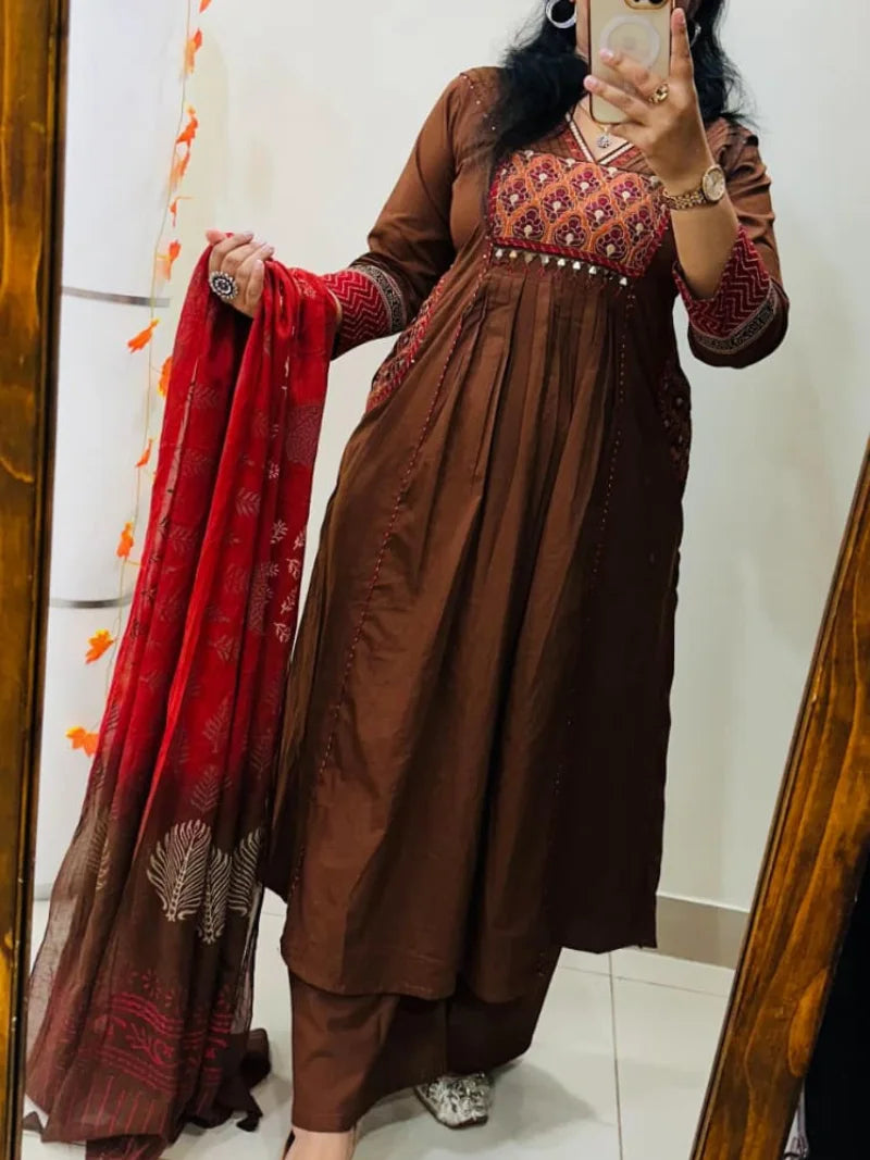 Premium Heavy Rich Pure Cotton Suit