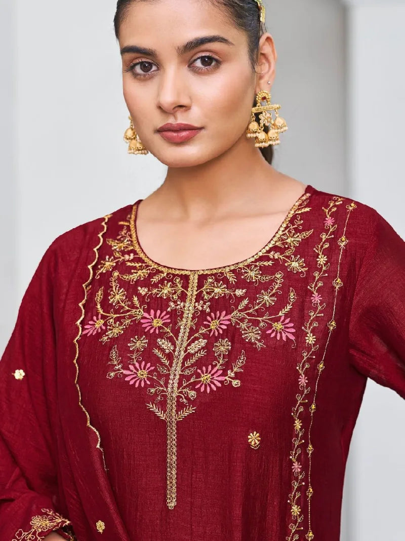 Vichitra Silk Salwar Suit