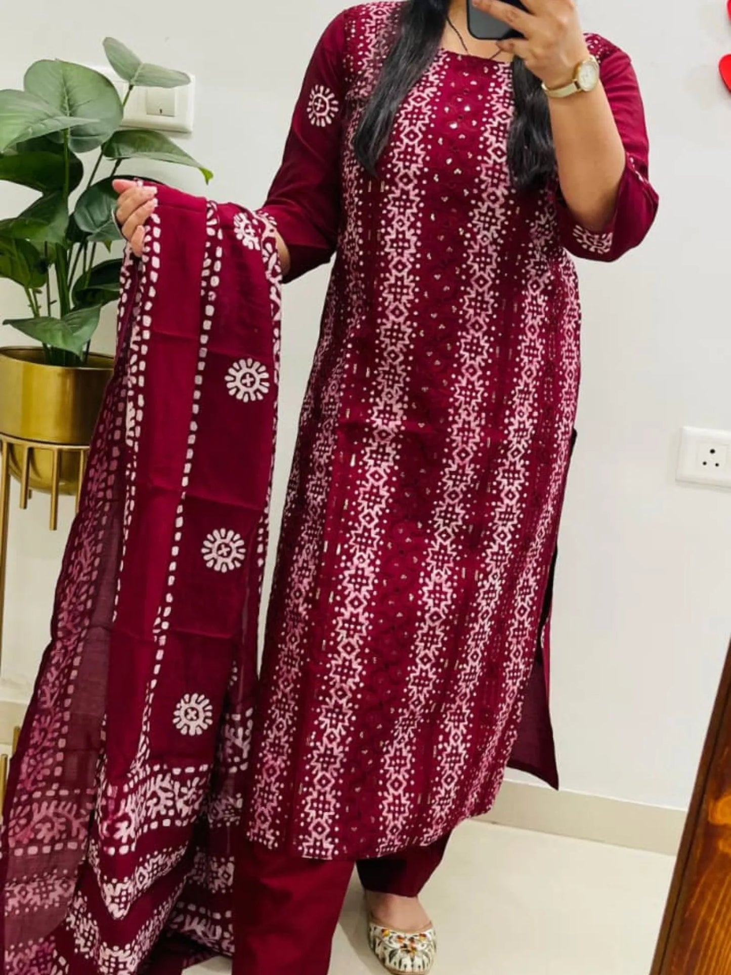 Batik Print suit