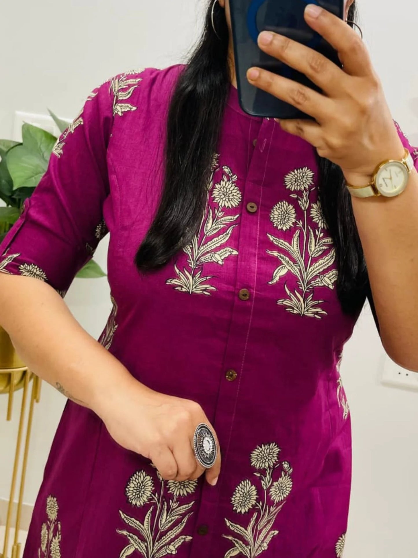 Jaipuri Floral Print Co-ord Set