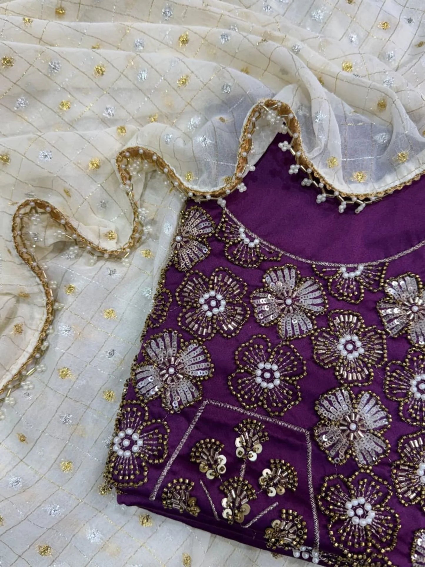 Crunchy Georgette Saree