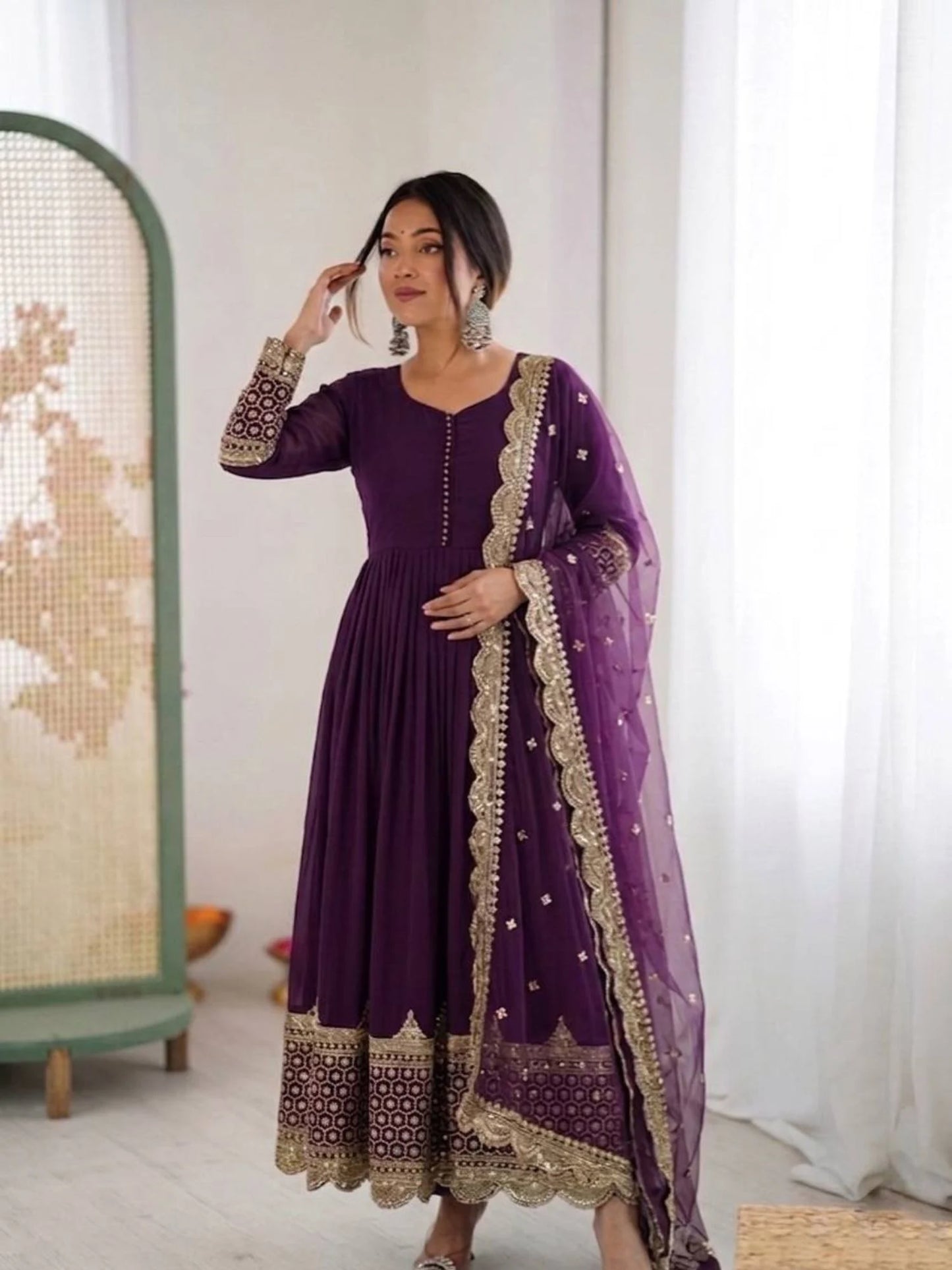 Anarkali Two Piece Set