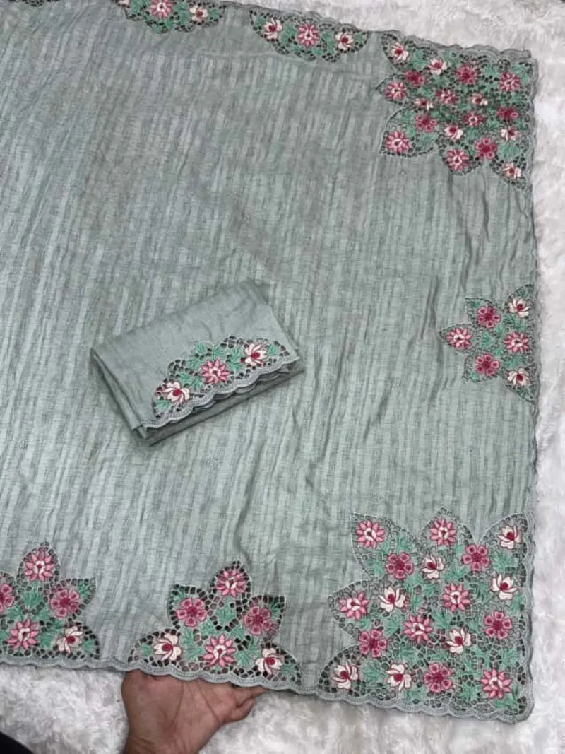 Tusser Cotton Saree