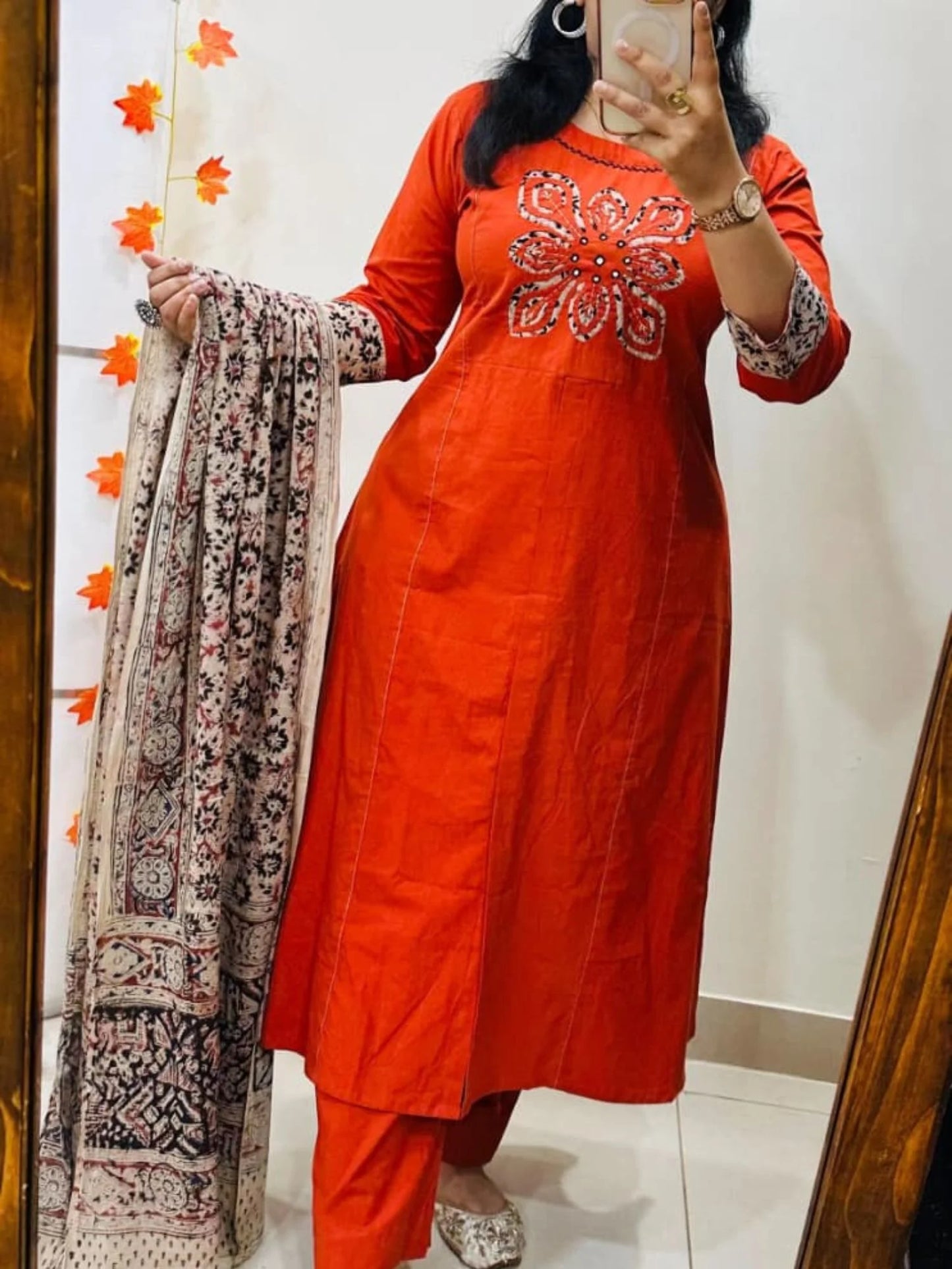Kalamkari Cotton Suit