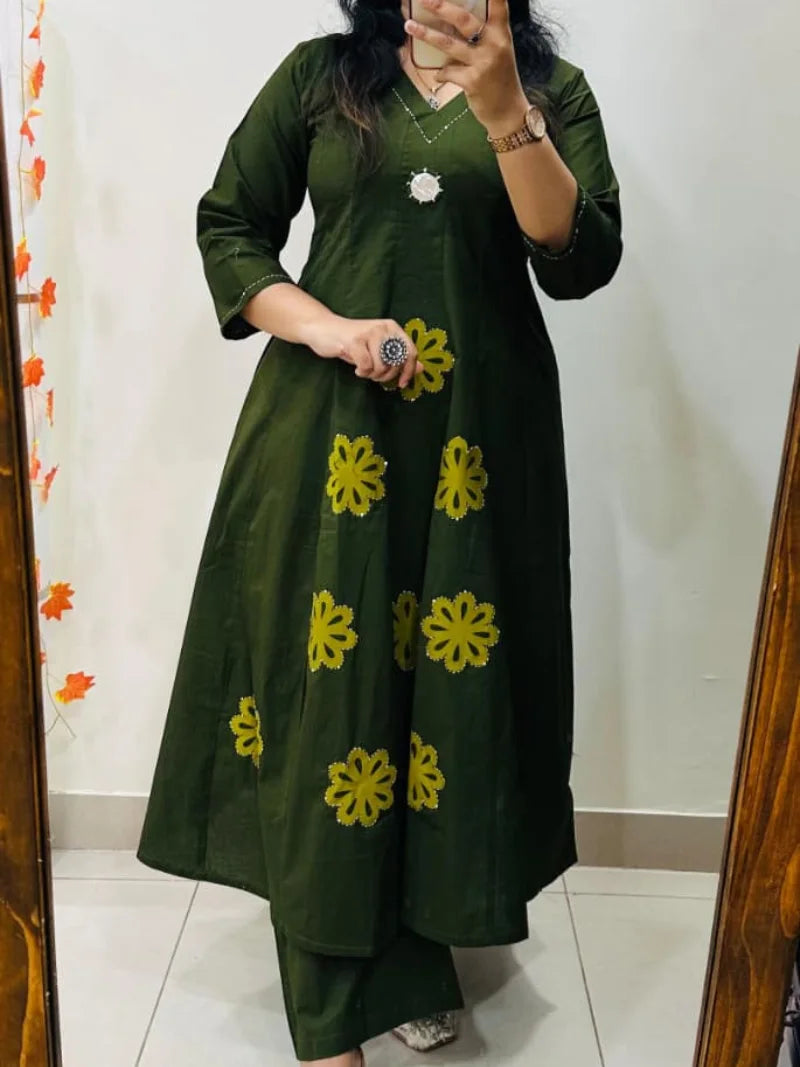 Designer Kurti Palazzo Set