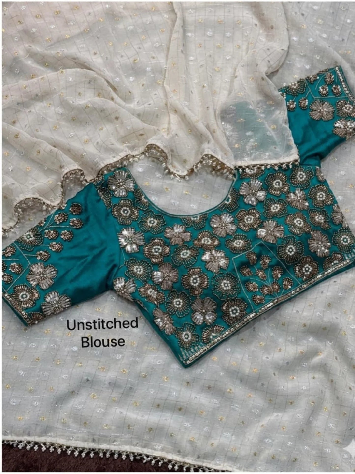 Crunchy Georgette Saree