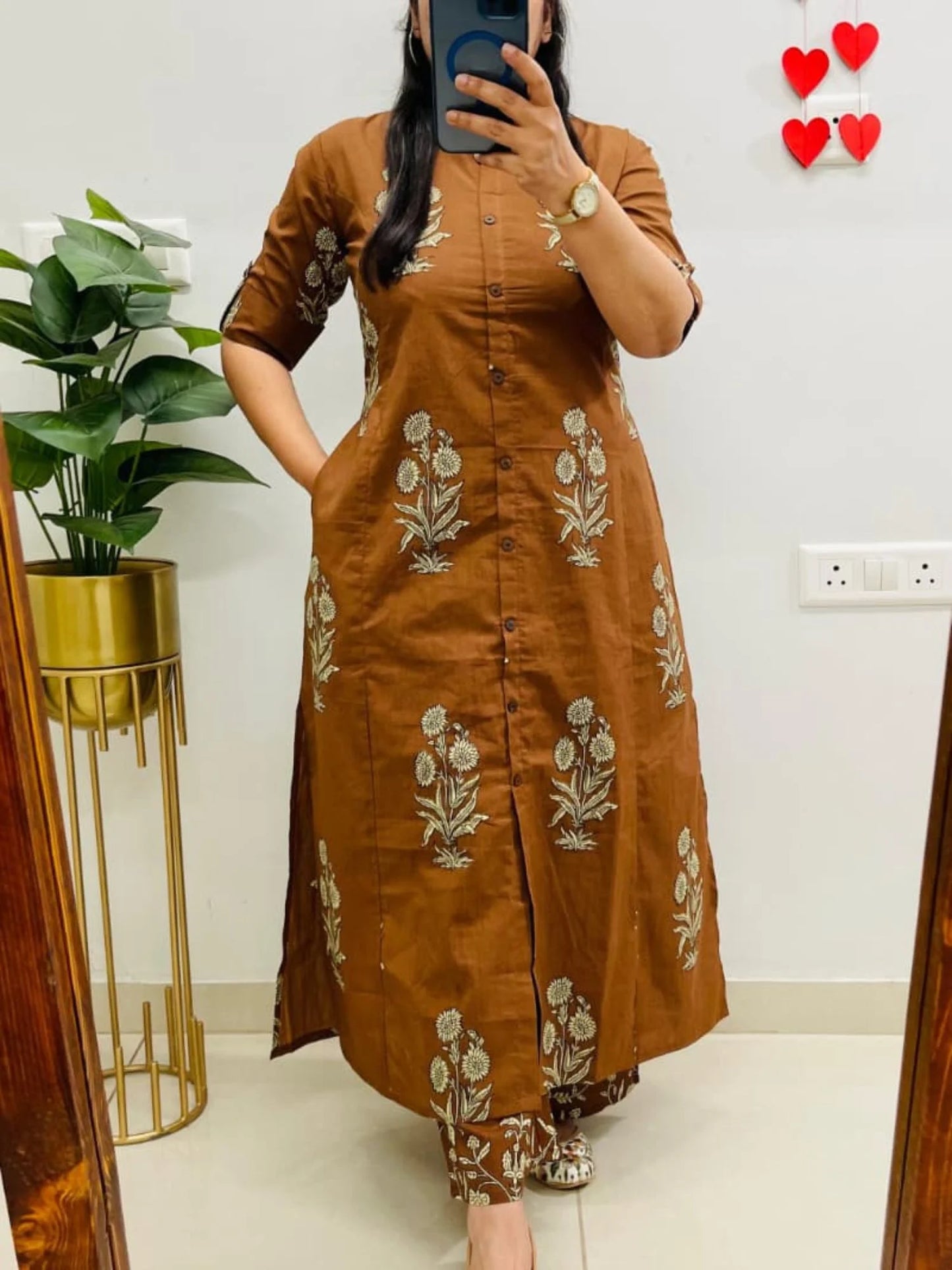Jaipuri Floral Print Co-ord Set