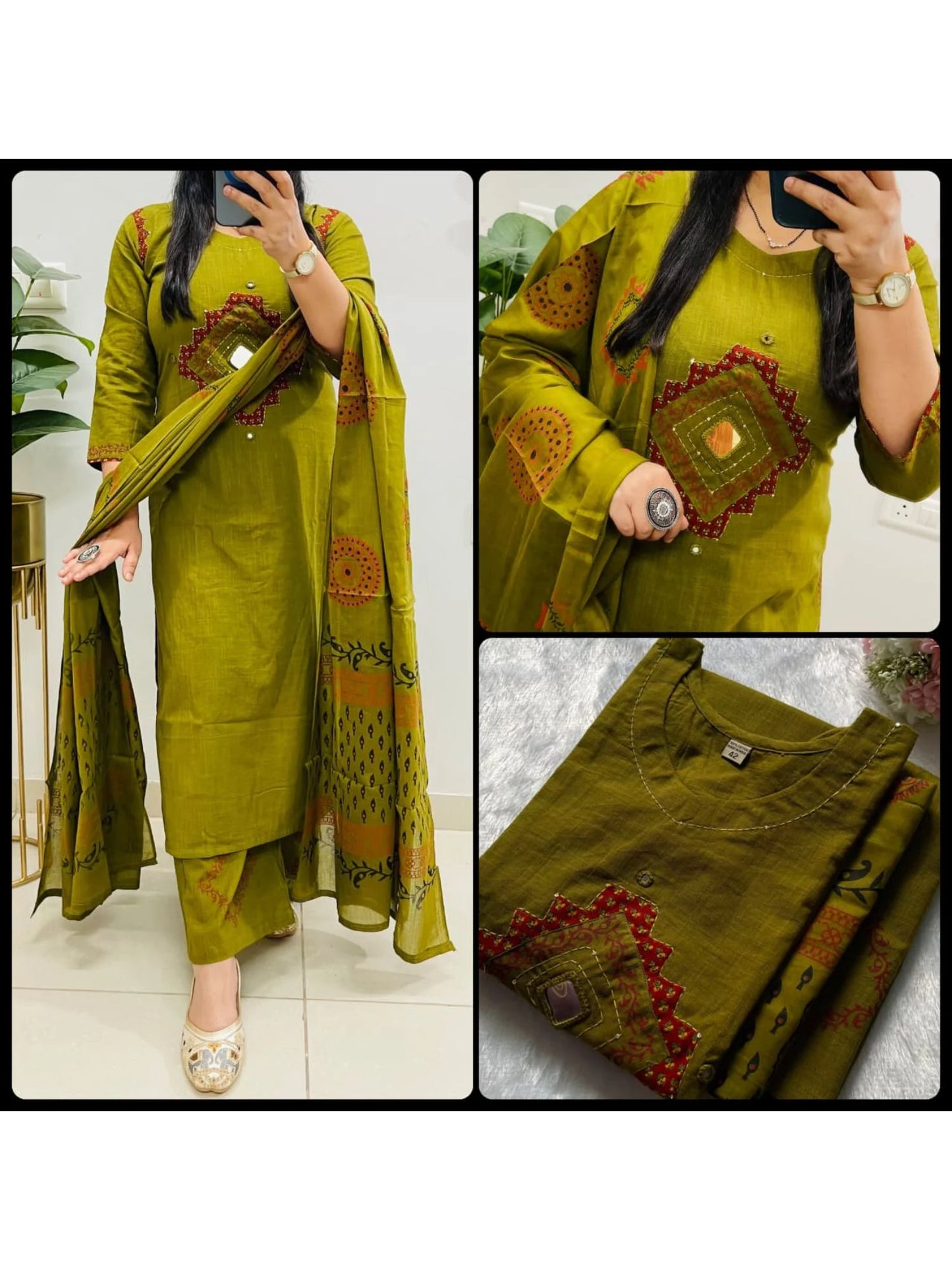 Premium Slub Cotton Suit