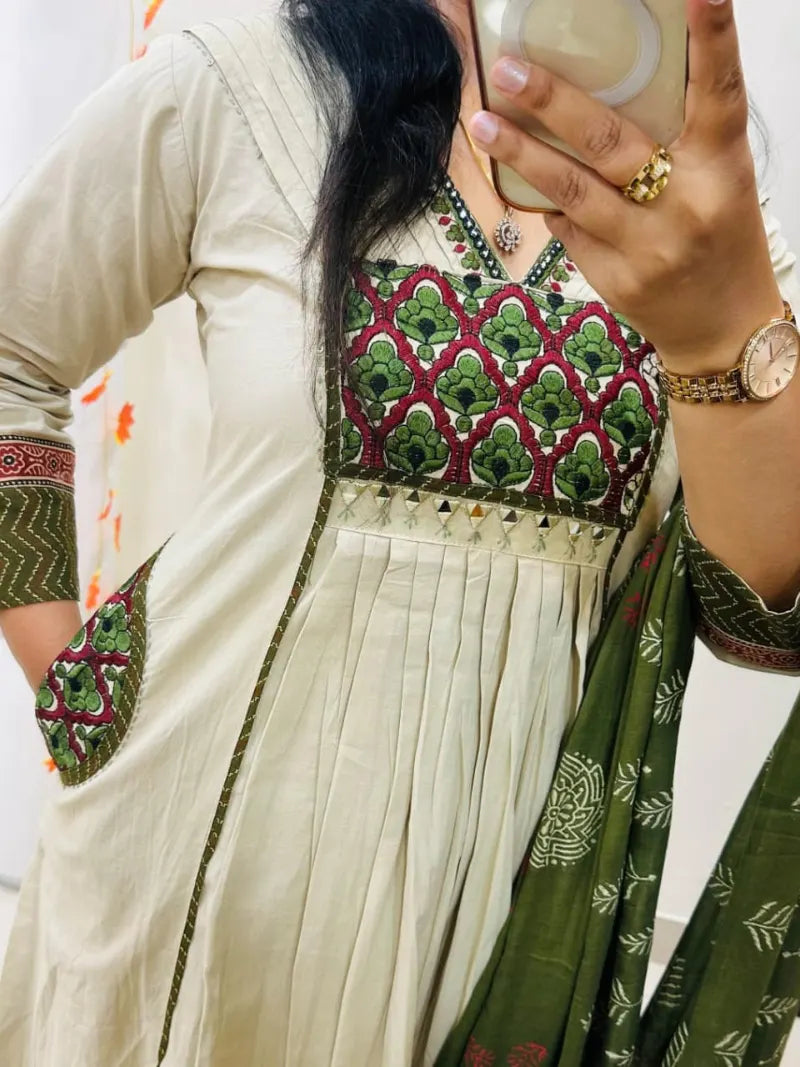 Premium Heavy Rich Pure Cotton Suit