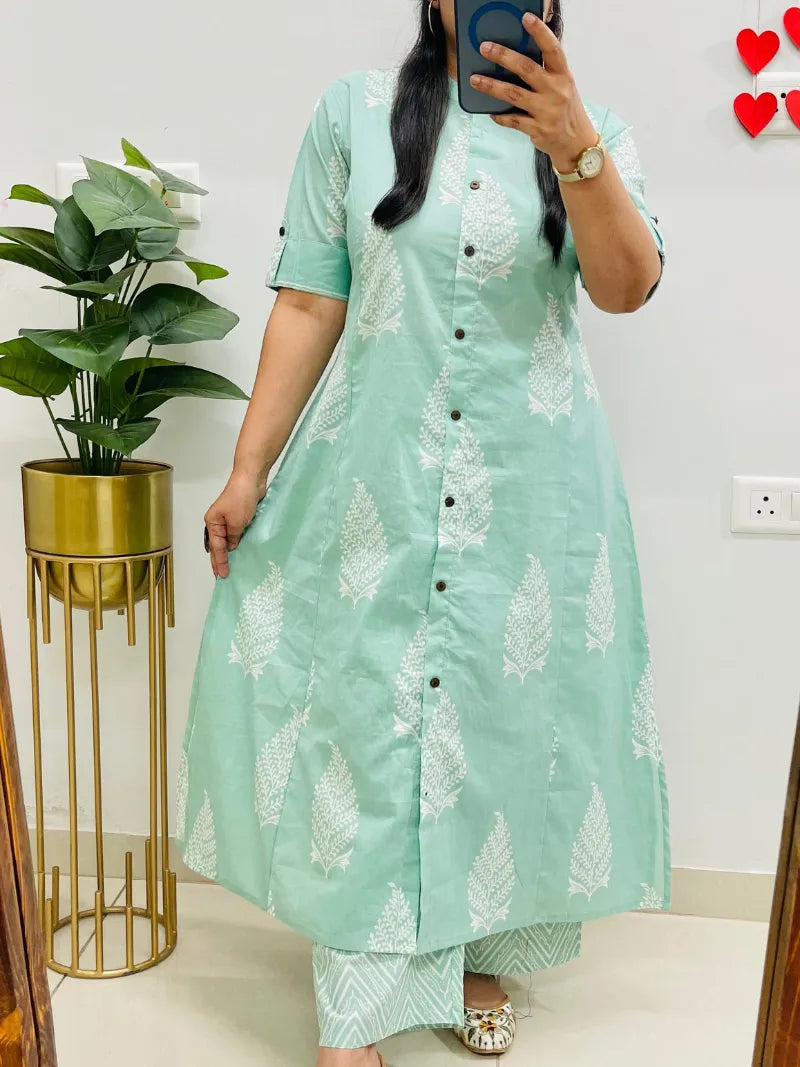 Jaipuri Print Cotton Co-ord Set