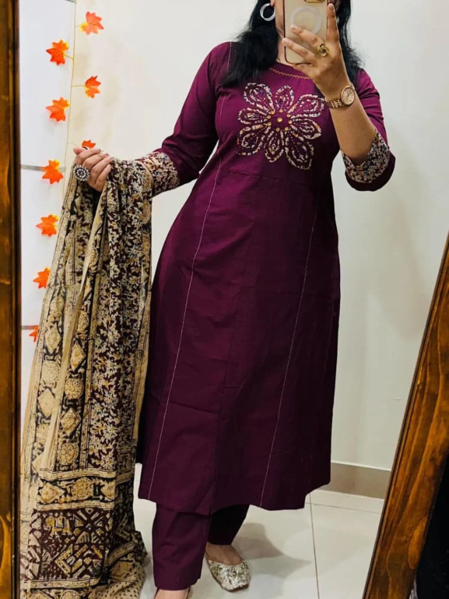 Kalamkari Cotton Suit