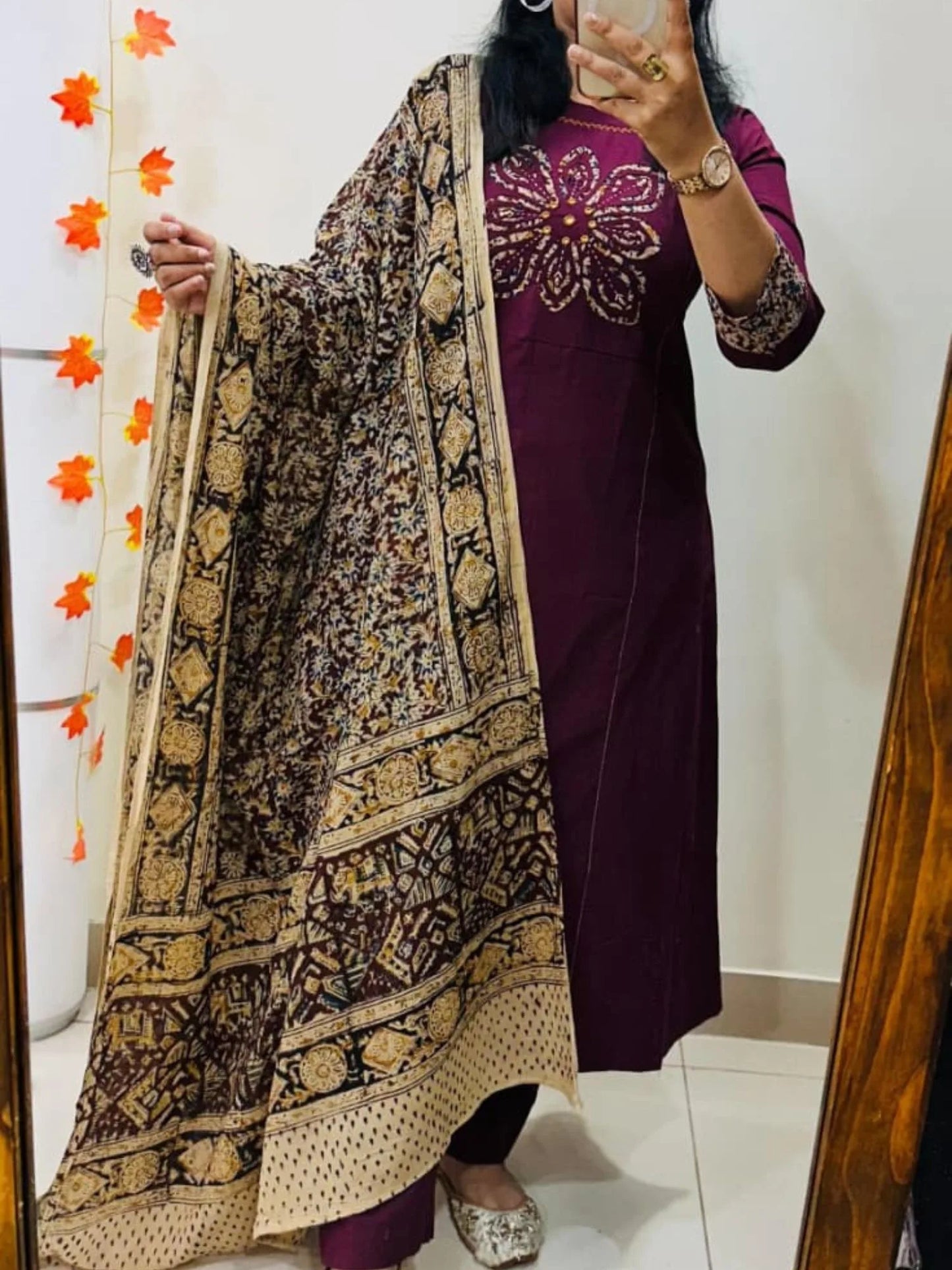 Kalamkari Cotton Suit