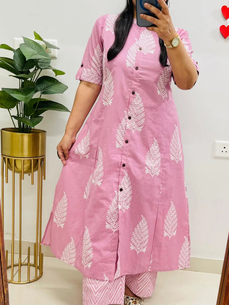 Jaipuri Print Cotton Co-ord Set