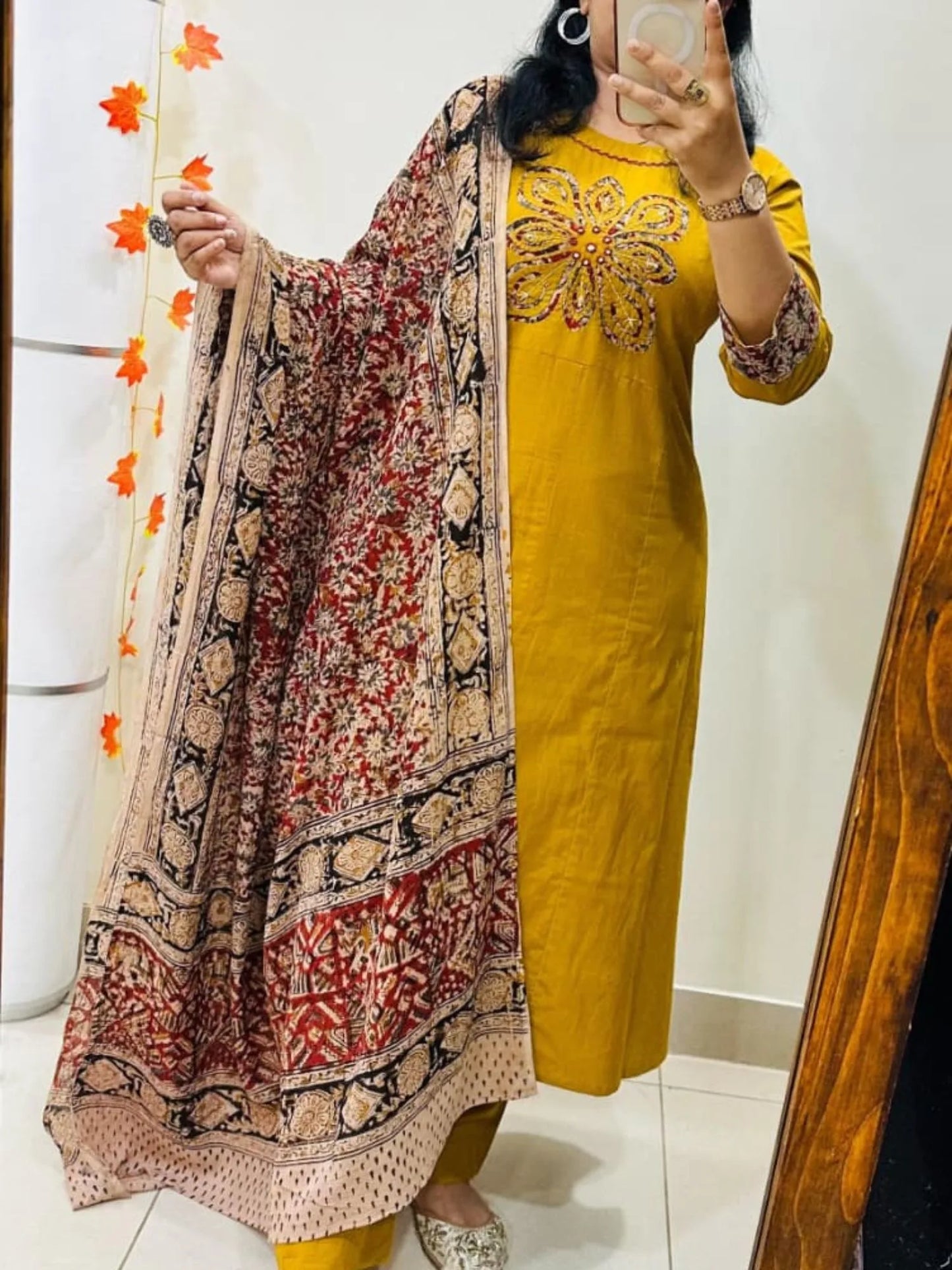 Kalamkari Cotton Suit
