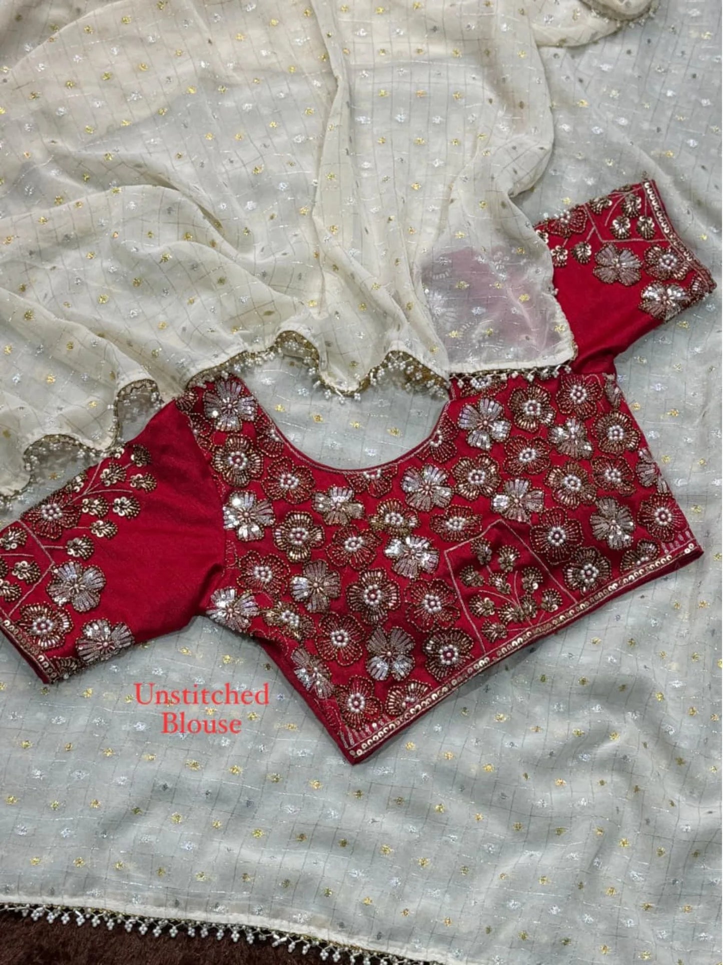 Crunchy Georgette Saree