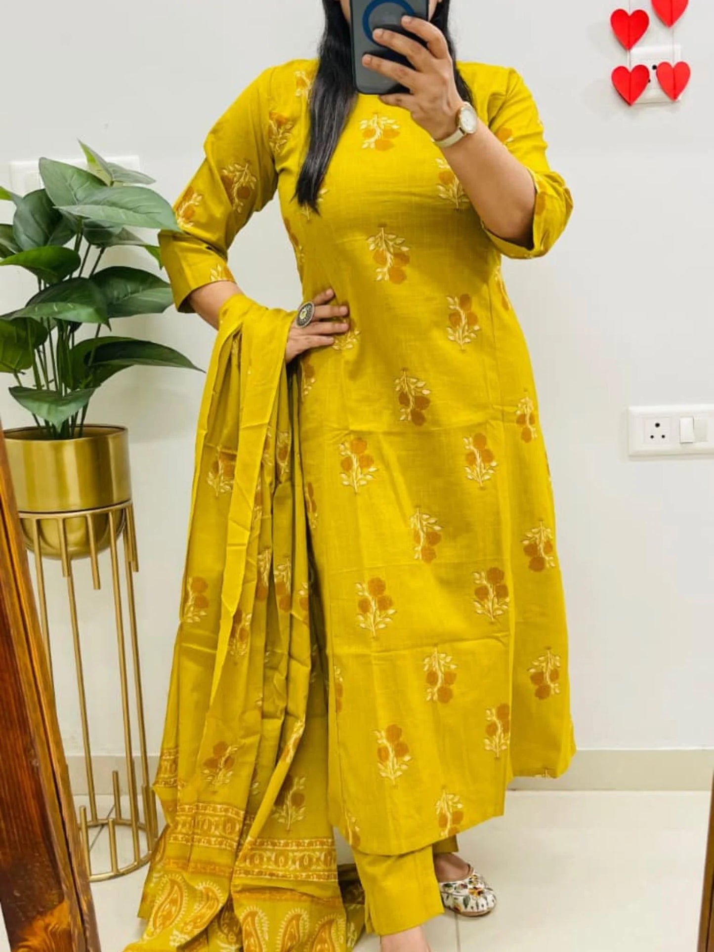 Designer Jaipuri Ajrakh Cotton Suit