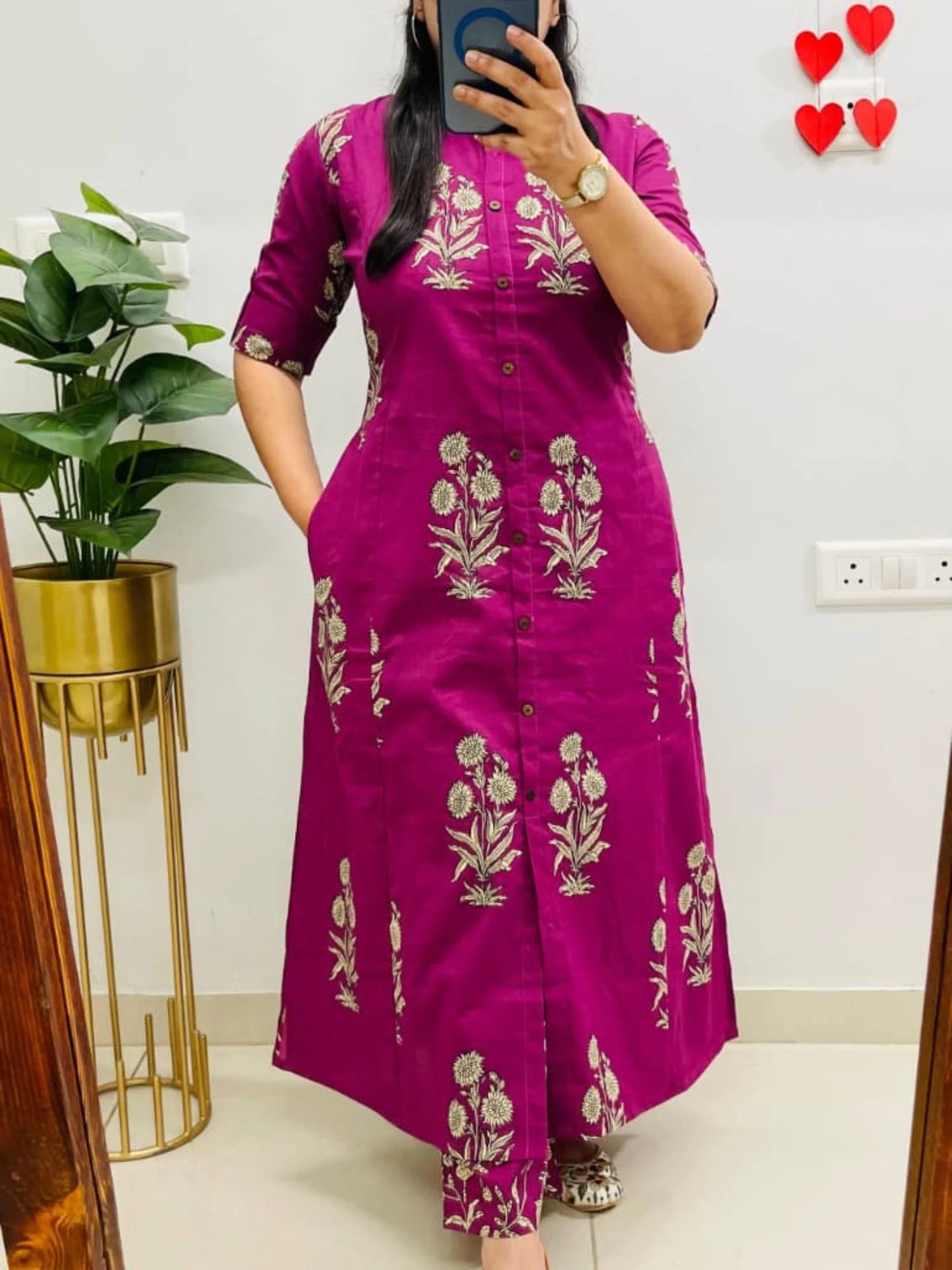 Jaipuri Floral Print Co-ord Set