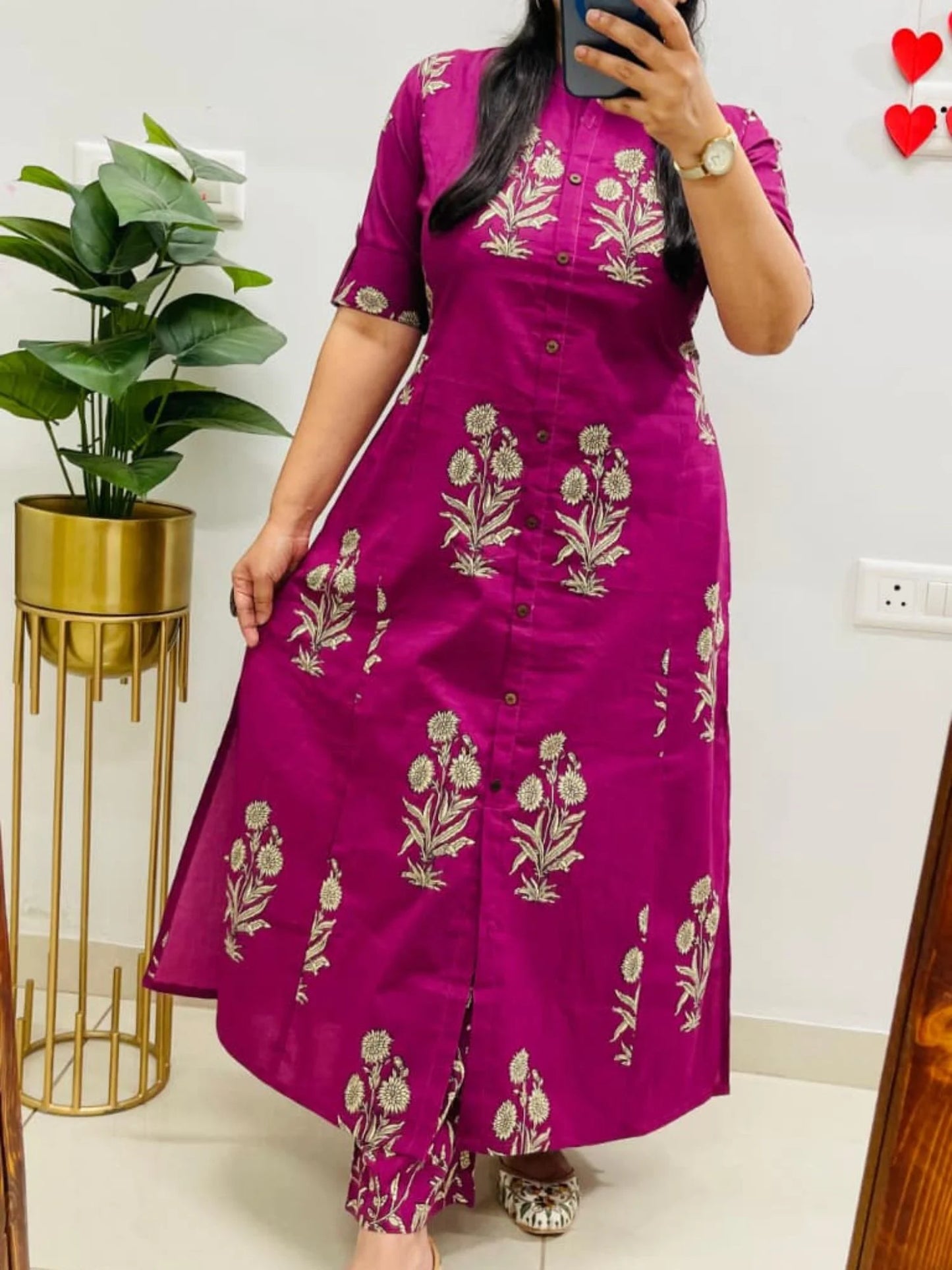 Jaipuri Floral Print Co-ord Set